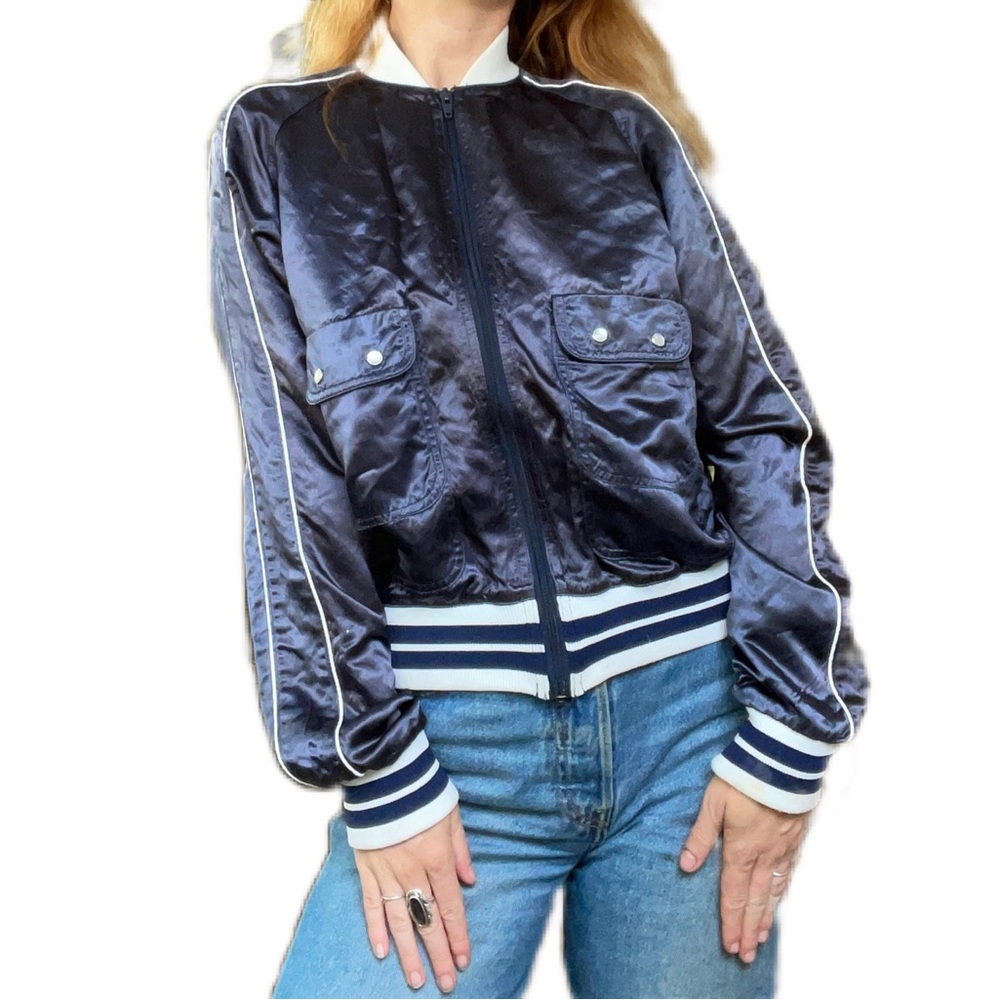 Vintage baseball bomber jacket